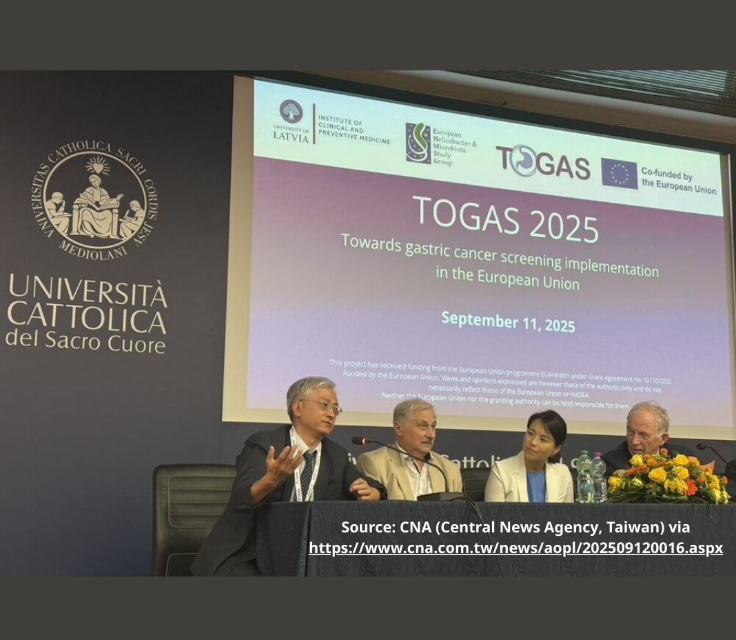EUCanScreen Pilot Study on Gastric Cancer Risk Reduction Presented at TOGAS Conference ch