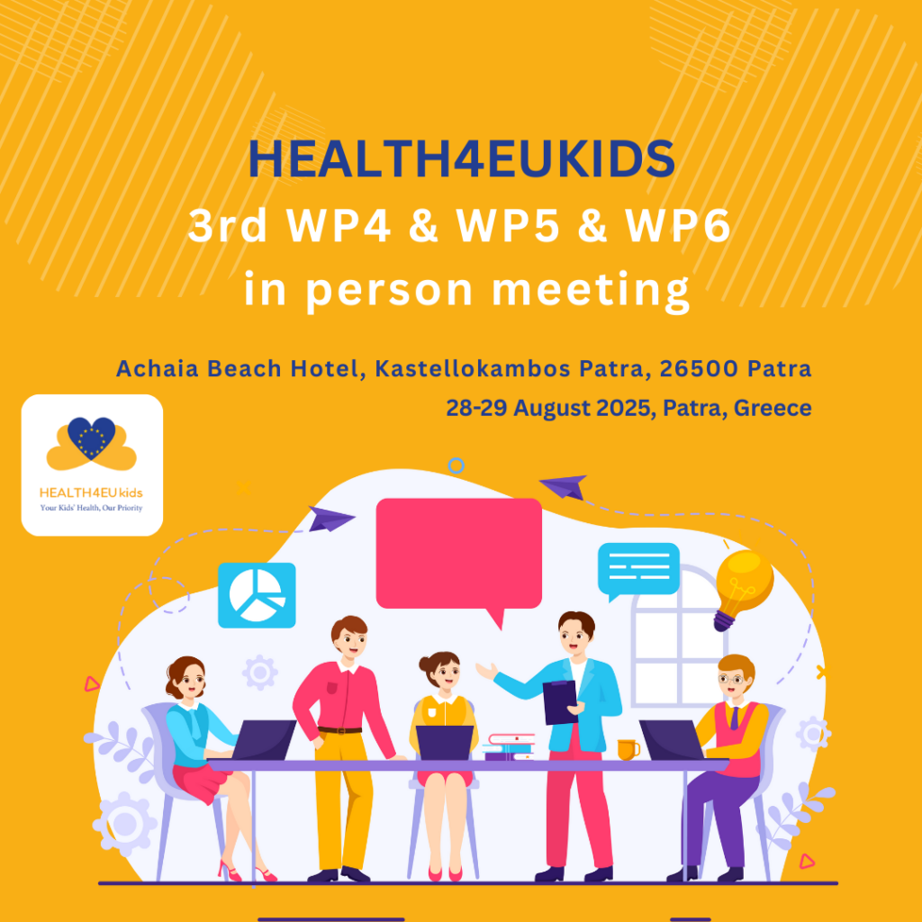 Health4EUKids – 3rd WP4 & WP5 & WP6 in person meeting