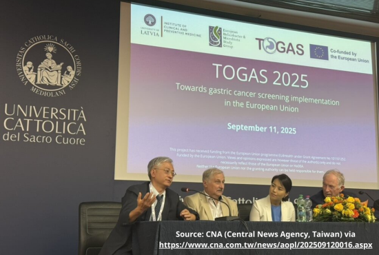 EUCanScreen Pilot Study on Gastric Cancer Risk Reduction Presented at TOGAS Conference ch