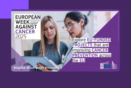 European Week Against Cancer 2025: EU-Funded Projects Advancing Prevention Efforts